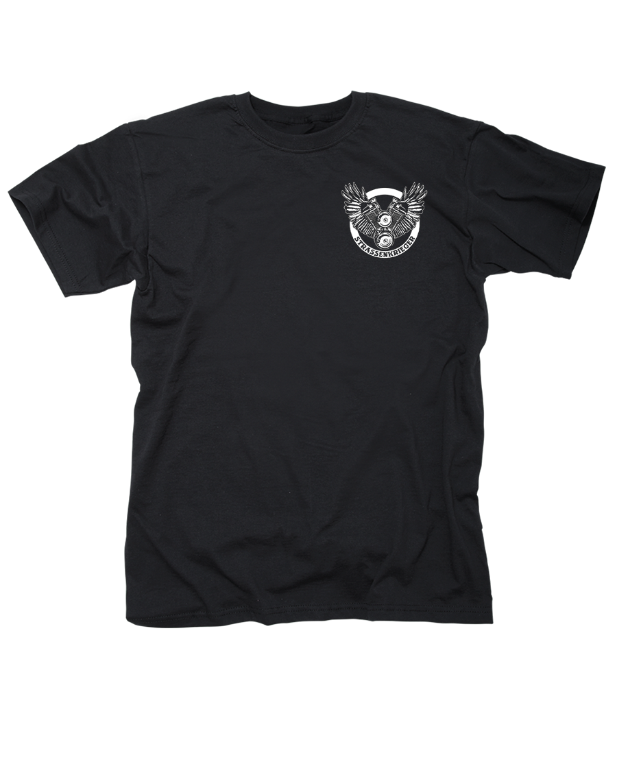 T-Shirt - Straßenkrieger winged motor - small